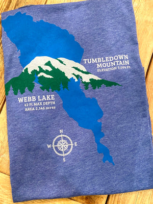 Men's Comfy Tee - Mt. Lake Design-